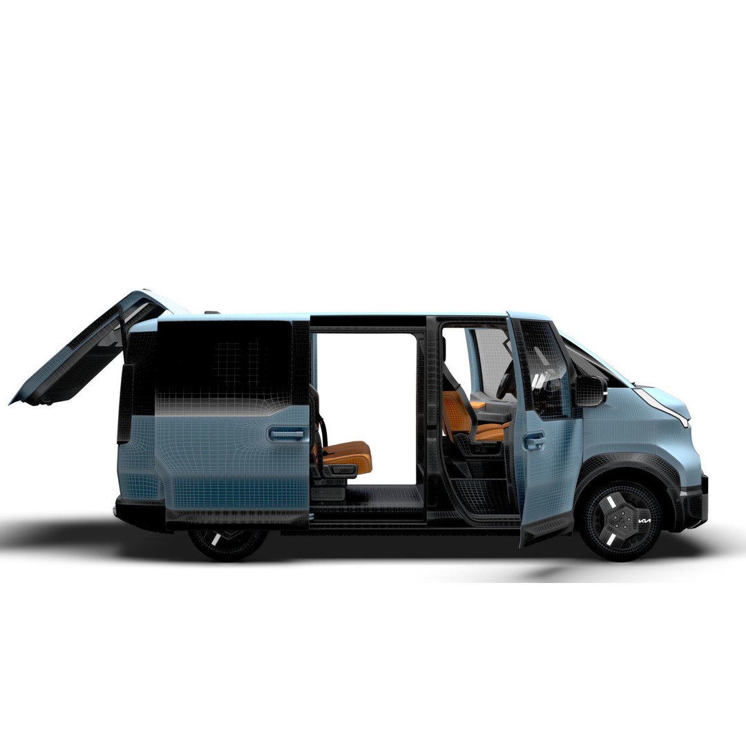 KIA PV5 L2H1 3D Model – HQ Interior, Game-Ready FBX - View 18