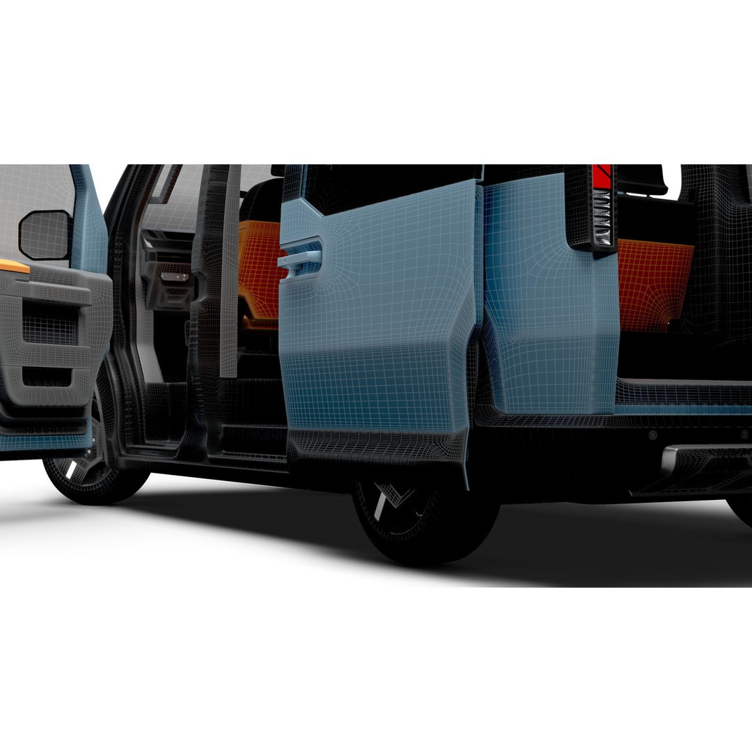 KIA PV5 L2H1 3D Model – HQ Interior, Game-Ready FBX - View 20
