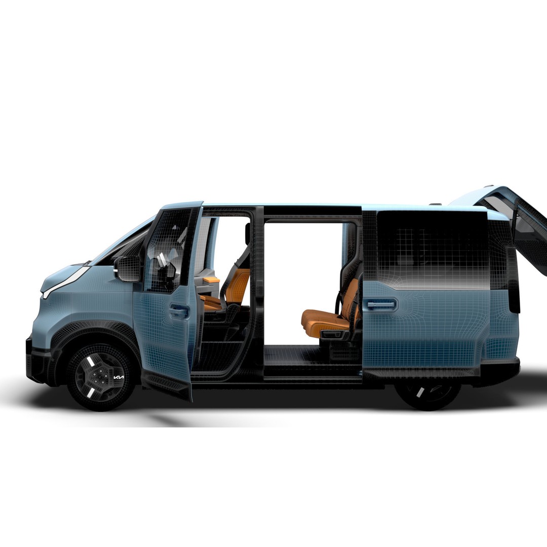 KIA PV5 L2H1 3D Model – HQ Interior, Game-Ready FBX - View 21