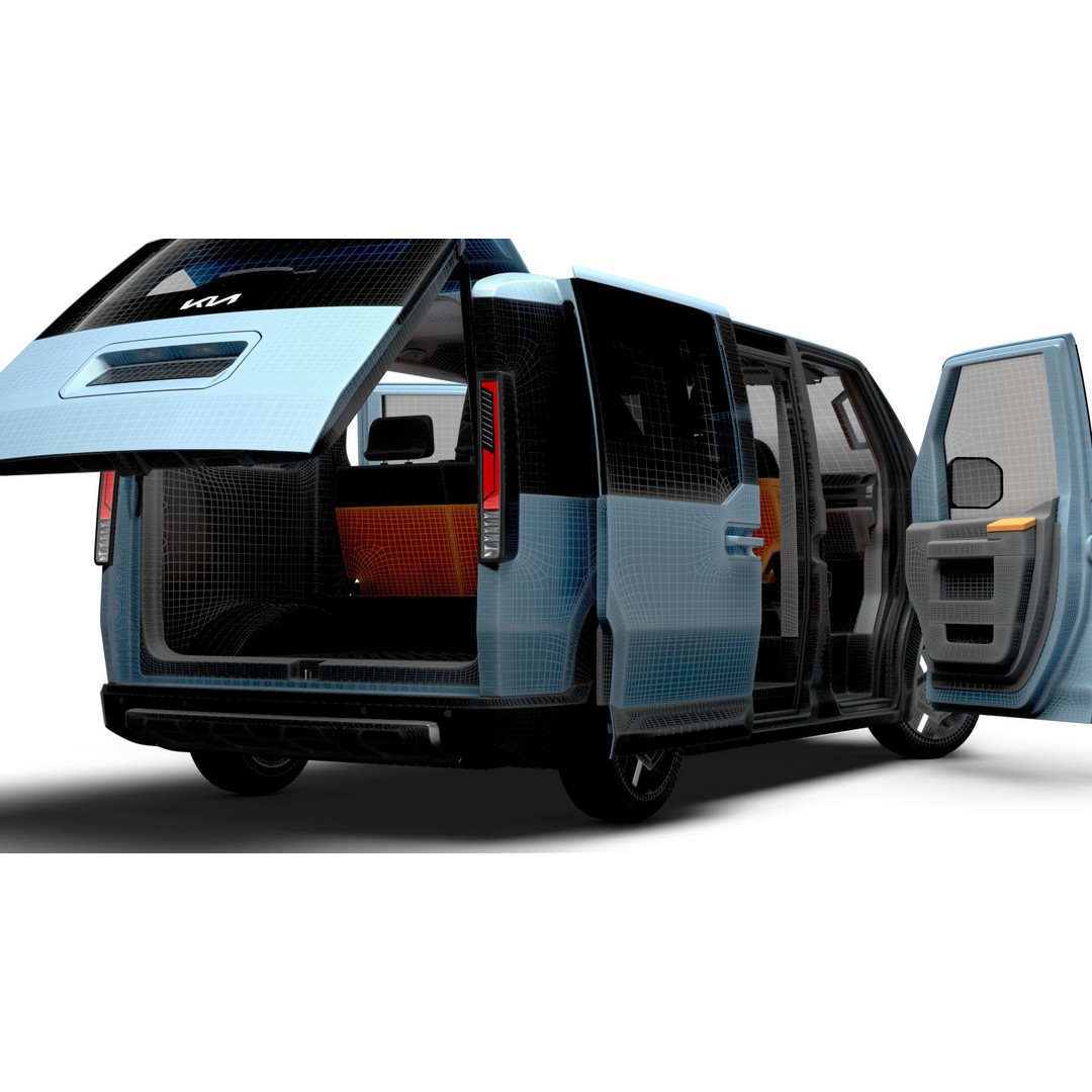 KIA PV5 L2H1 3D Model – HQ Interior, Game-Ready FBX - View 22