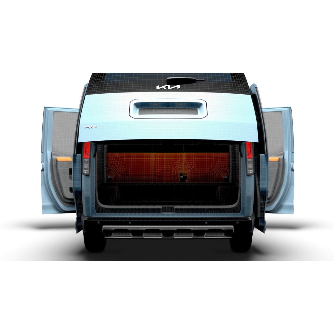 KIA PV5 L2H1 3D Model – HQ Interior, Game-Ready FBX - View 27