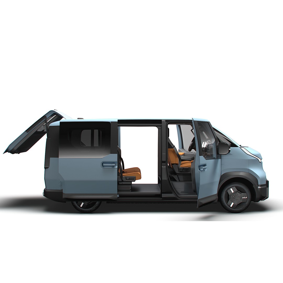 KIA PV5 L2H1 3D Model – HQ Interior, Game-Ready FBX - View 3