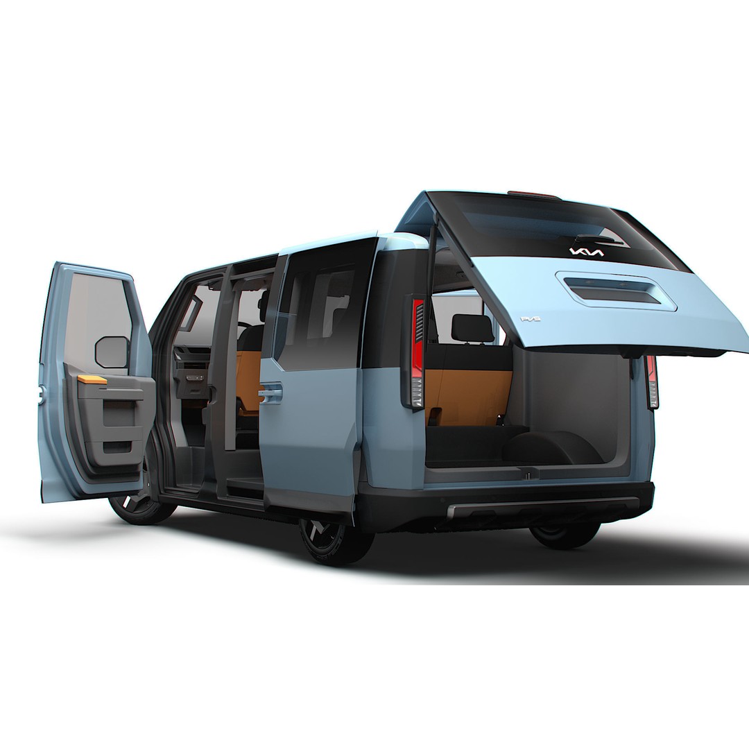 KIA PV5 L2H1 3D Model – HQ Interior, Game-Ready FBX - View 4