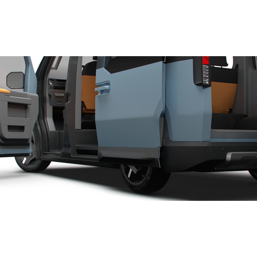 KIA PV5 L2H1 3D Model – HQ Interior, Game-Ready FBX - View 5