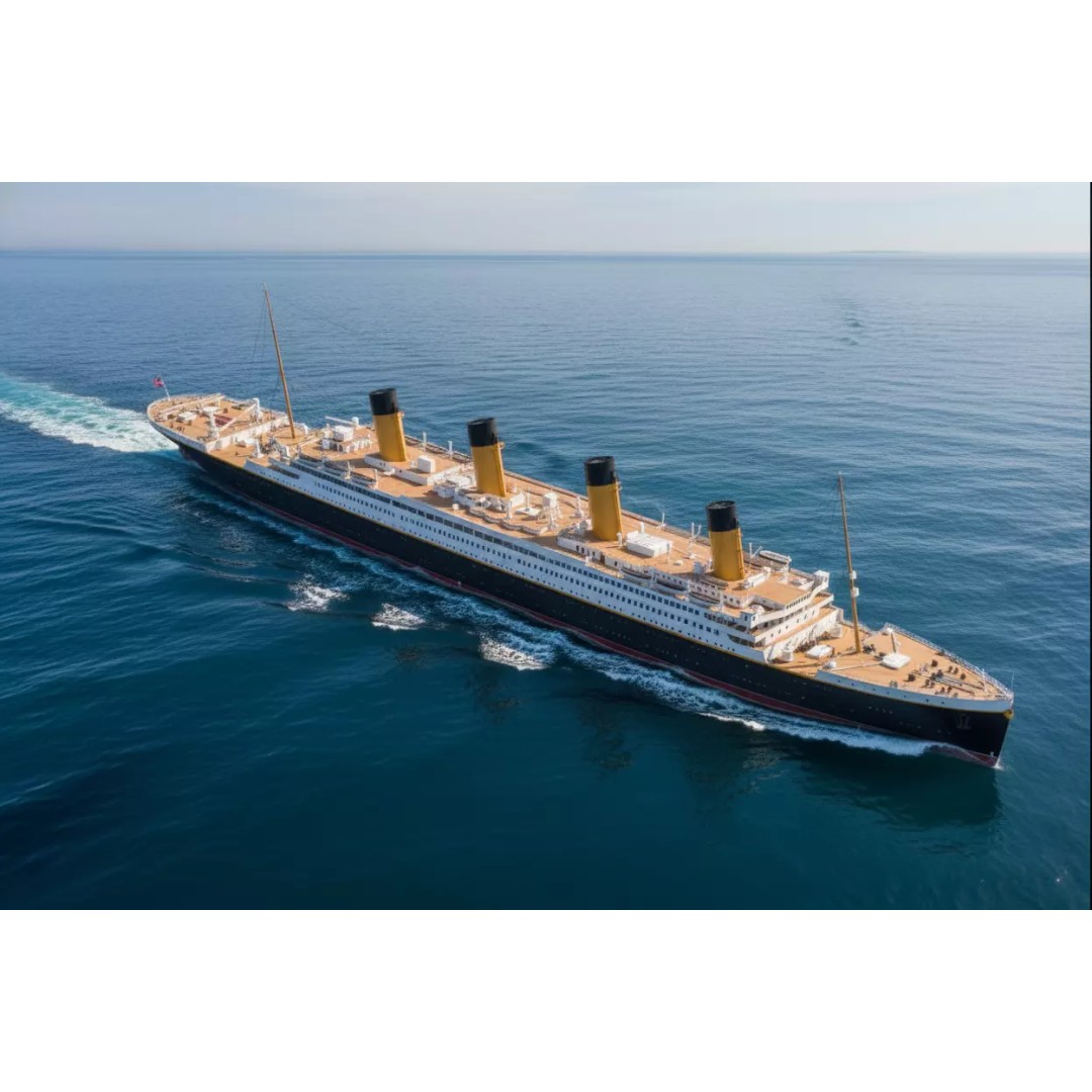 RMS Titanic 3D Model – Highly Detailed Historical Replica, FBX, OBJ - View 2