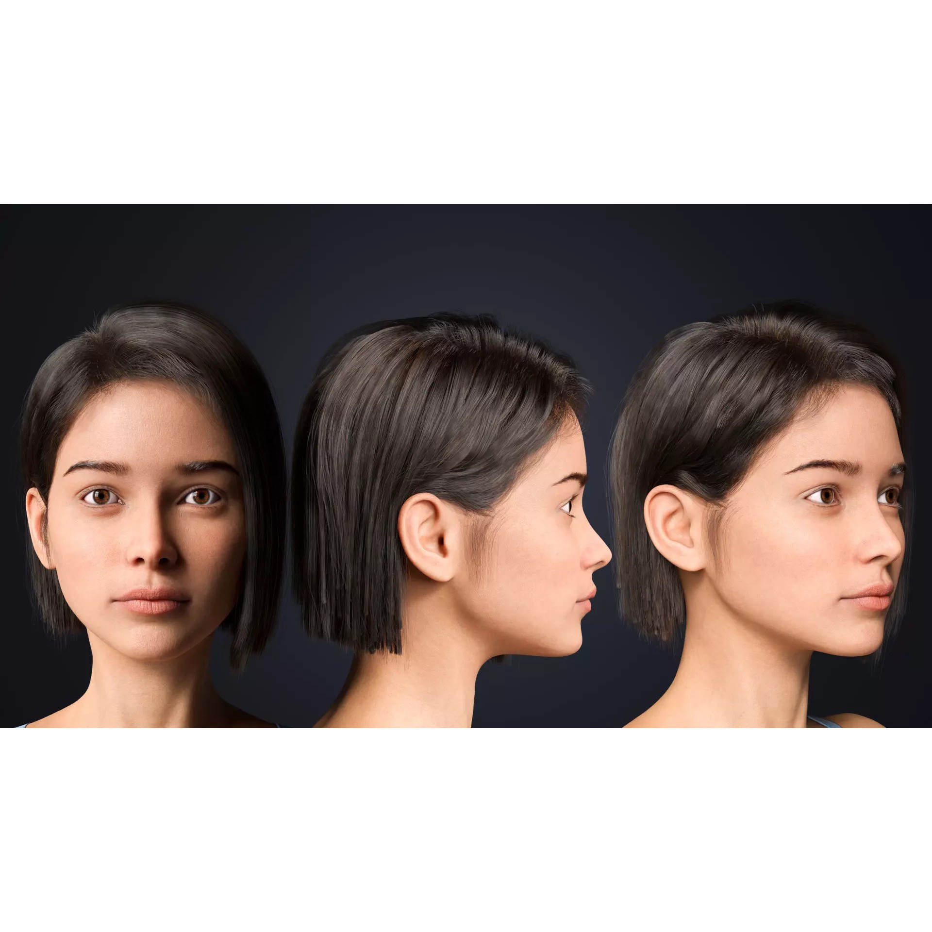 Natalia - Cinematic Realistic 3D Character Model - View 4