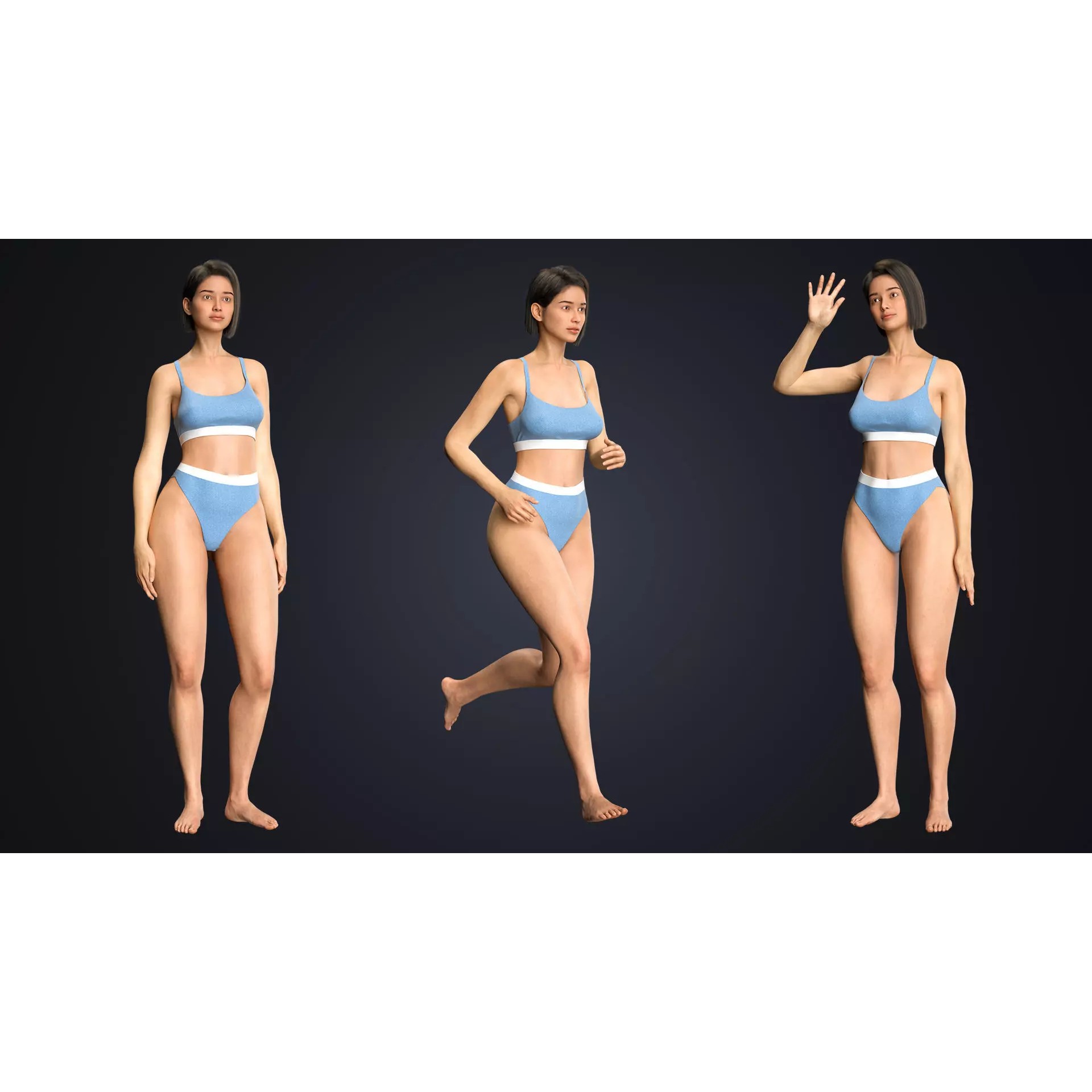 Natalia - Cinematic Realistic 3D Character Model - View 5