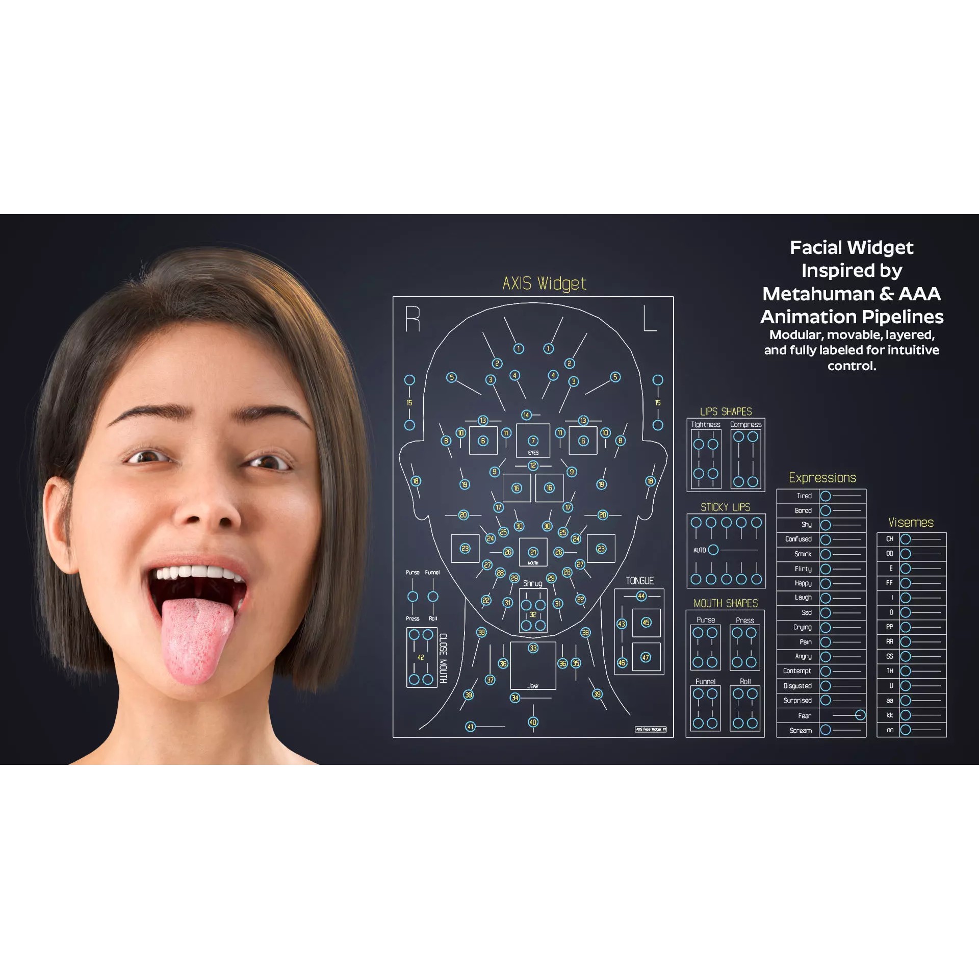 Natalia - Cinematic Realistic 3D Character Model - View 7