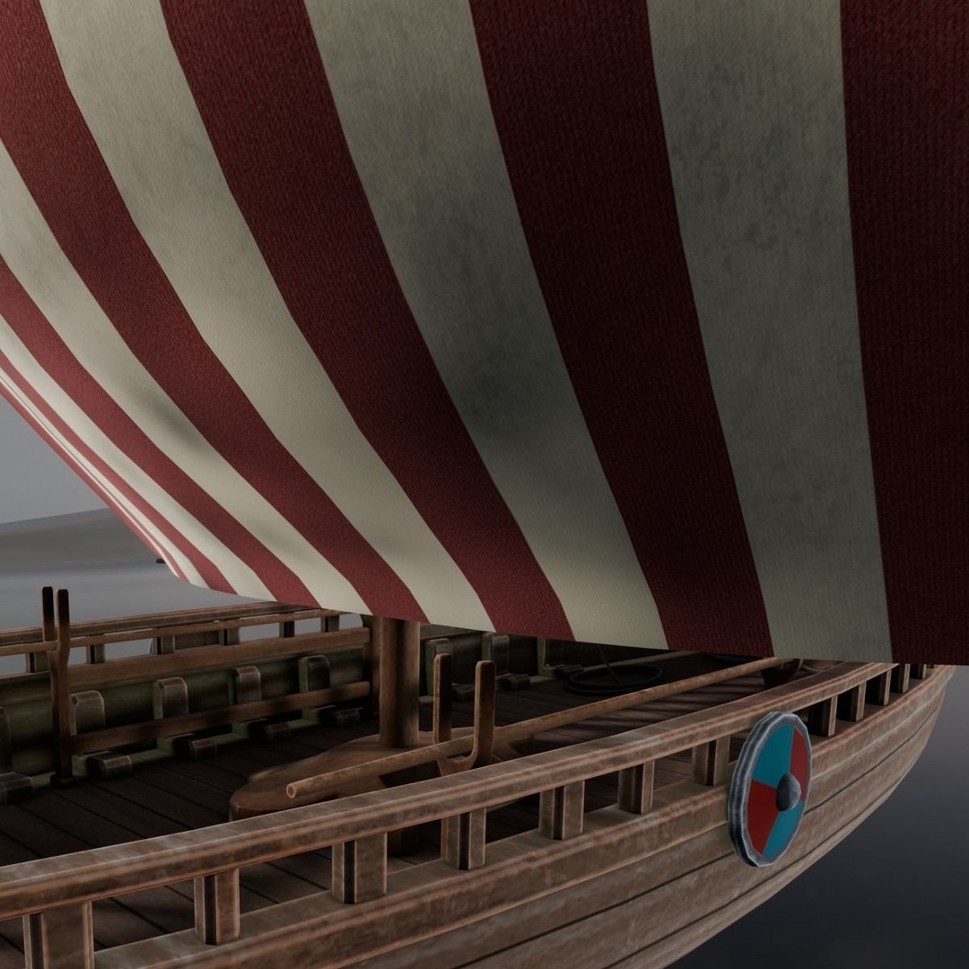 Ship 3D Model – Low Poly Maritime Asset, PBR Textures, FBX - View 11