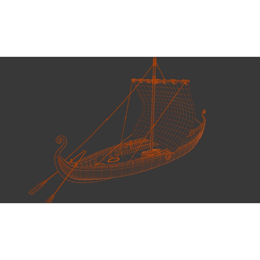 Ship 3D Model – Low Poly Maritime Asset, PBR Textures, FBX - View 16