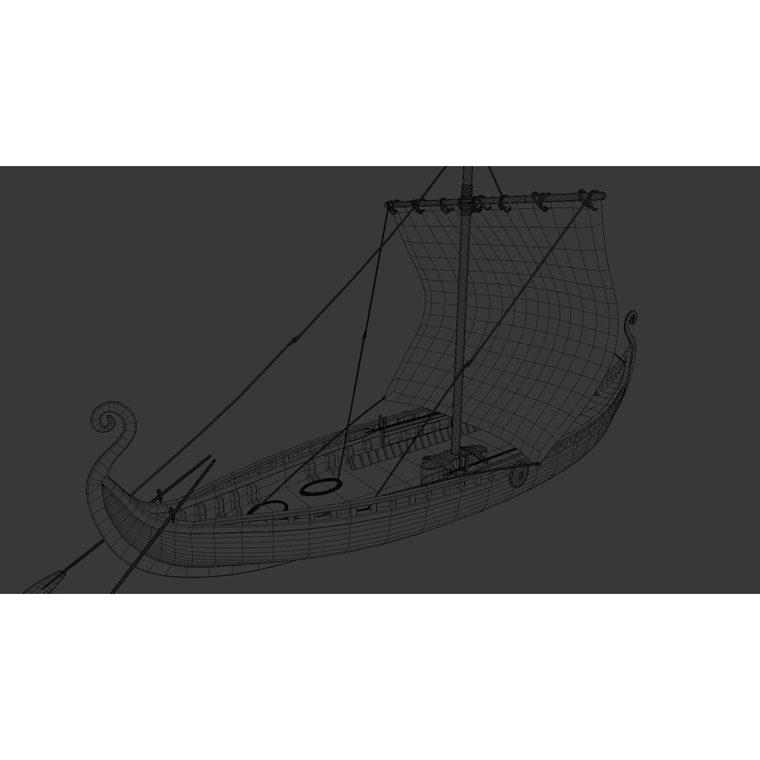 Ship 3D Model – Low Poly Maritime Asset, PBR Textures, FBX - View 18