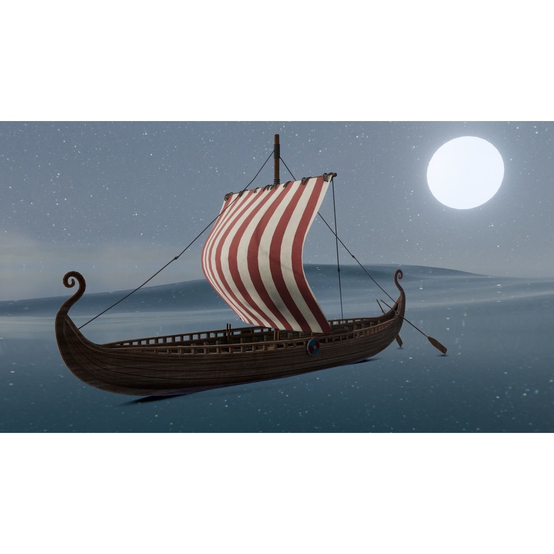 Ship 3D Model – Low Poly Maritime Asset, PBR Textures, FBX - View 19