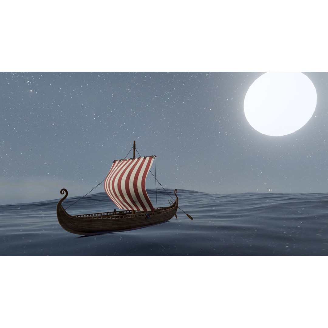 Ship 3D Model – Low Poly Maritime Asset, PBR Textures, FBX - View 6