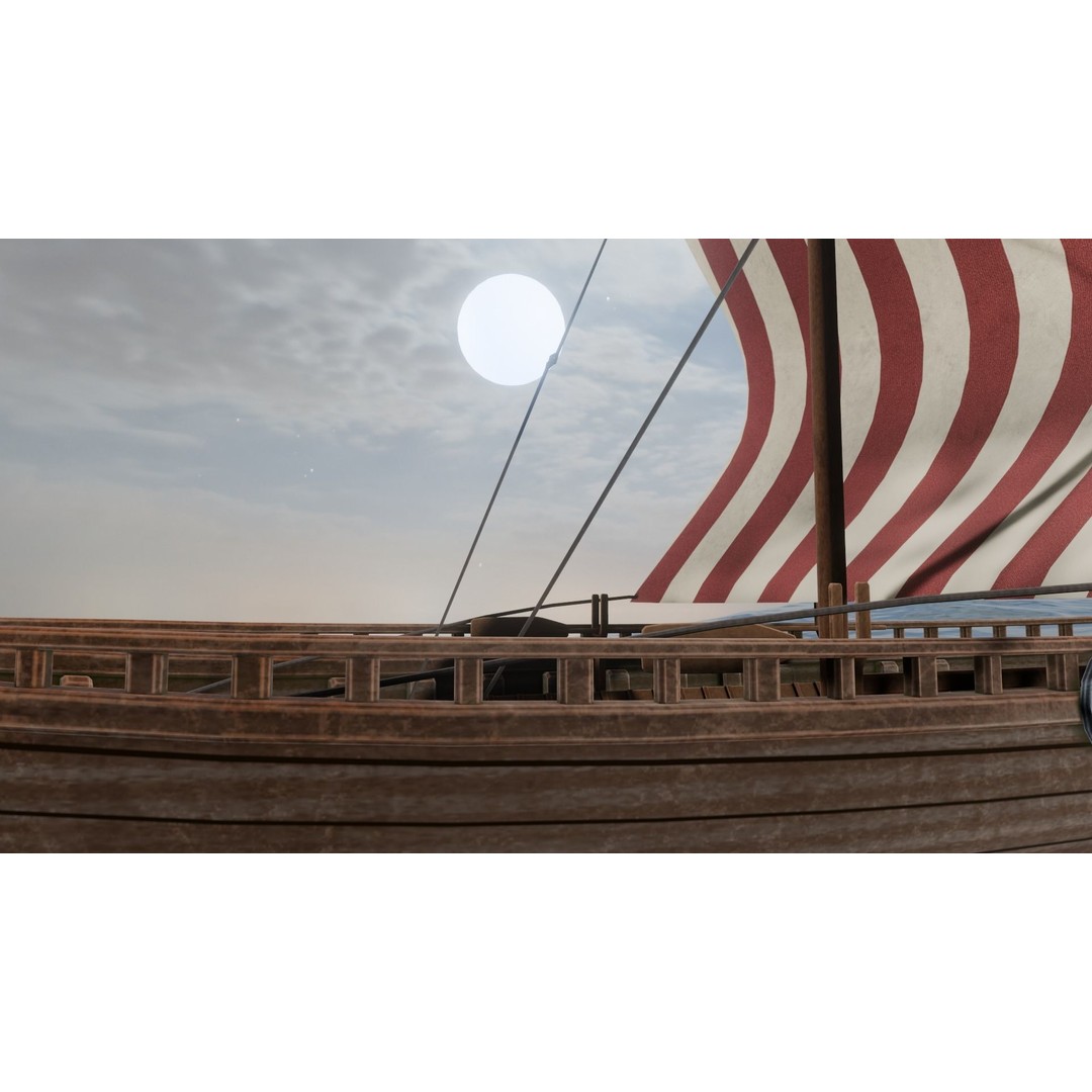 Ship 3D Model – Low Poly Maritime Asset, PBR Textures, FBX - View 8