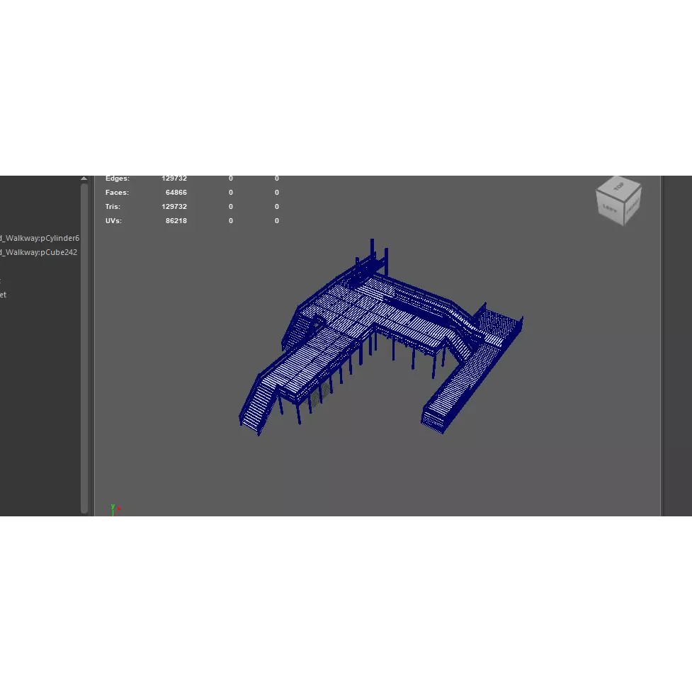 Modular Dockyard 3D Model – PBR Textures, Game Ready, FBX, OBJ