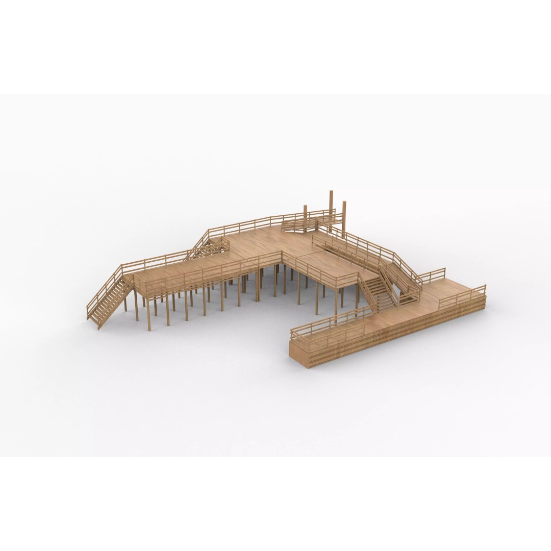 Modular Dockyard 3D Model – PBR Textures, Game Ready, FBX, OBJ - View 16