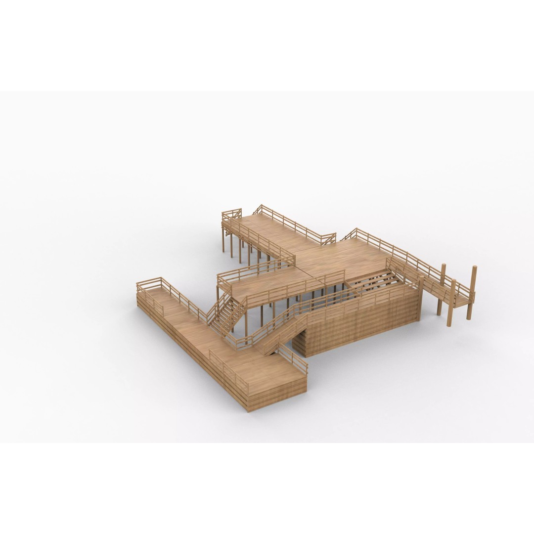 Modular Dockyard 3D Model – PBR Textures, Game Ready, FBX, OBJ - View 17