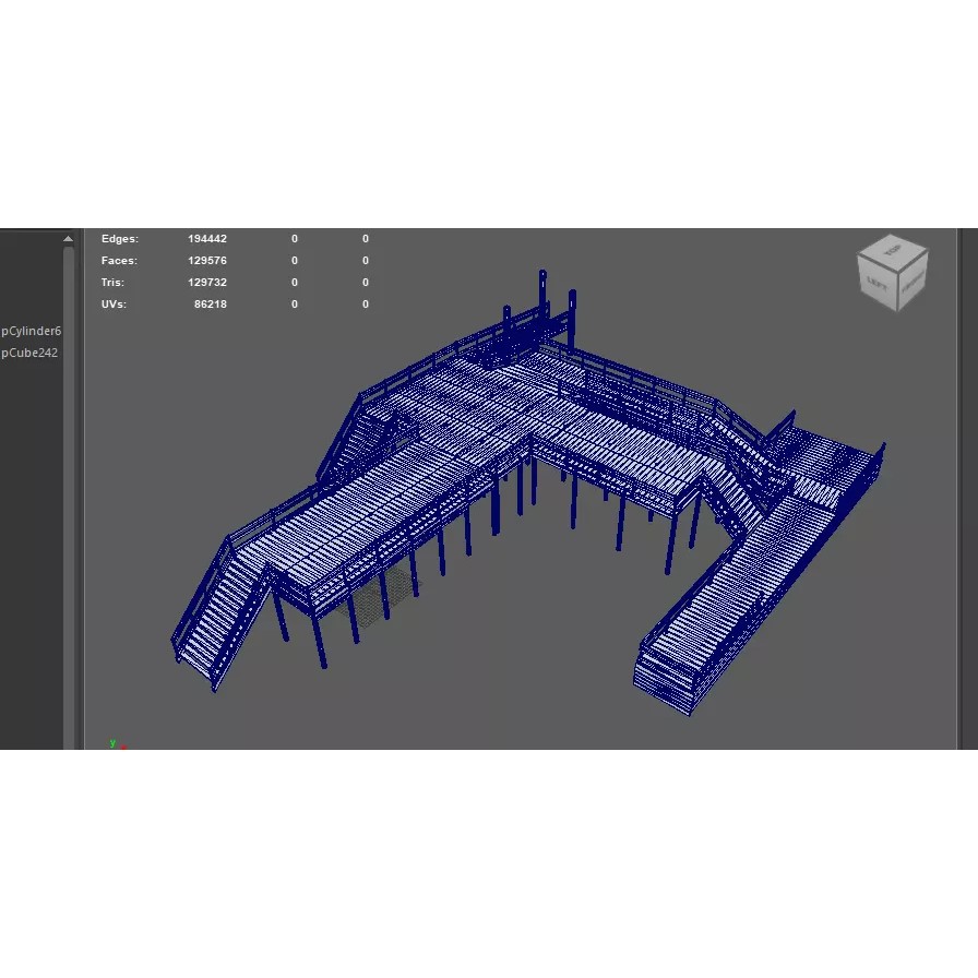 Modular Dockyard 3D Model – PBR Textures, Game Ready, FBX, OBJ - View 18