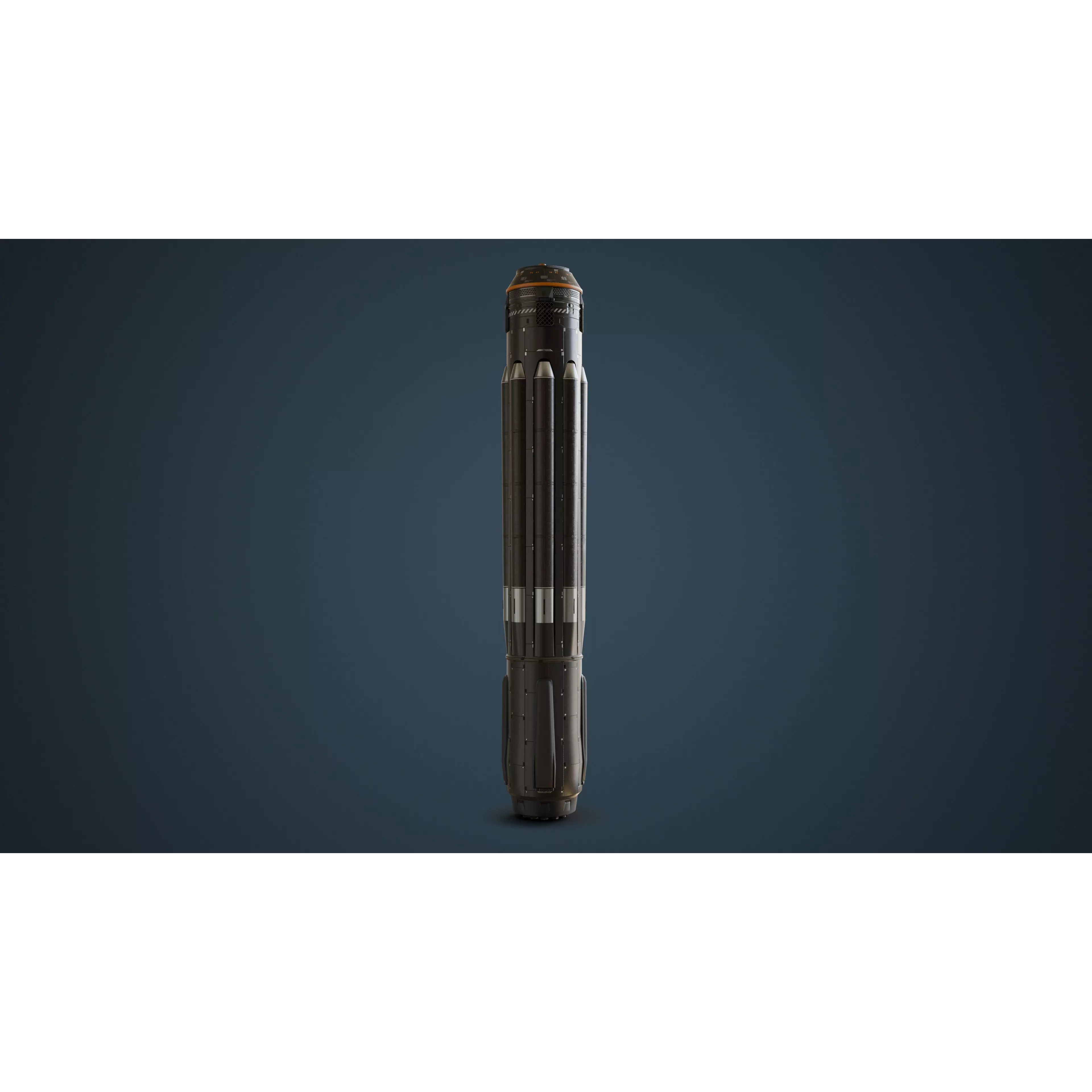 Orbital Weapon Platform - Low-Poly Game-Ready 3D Model - View 12