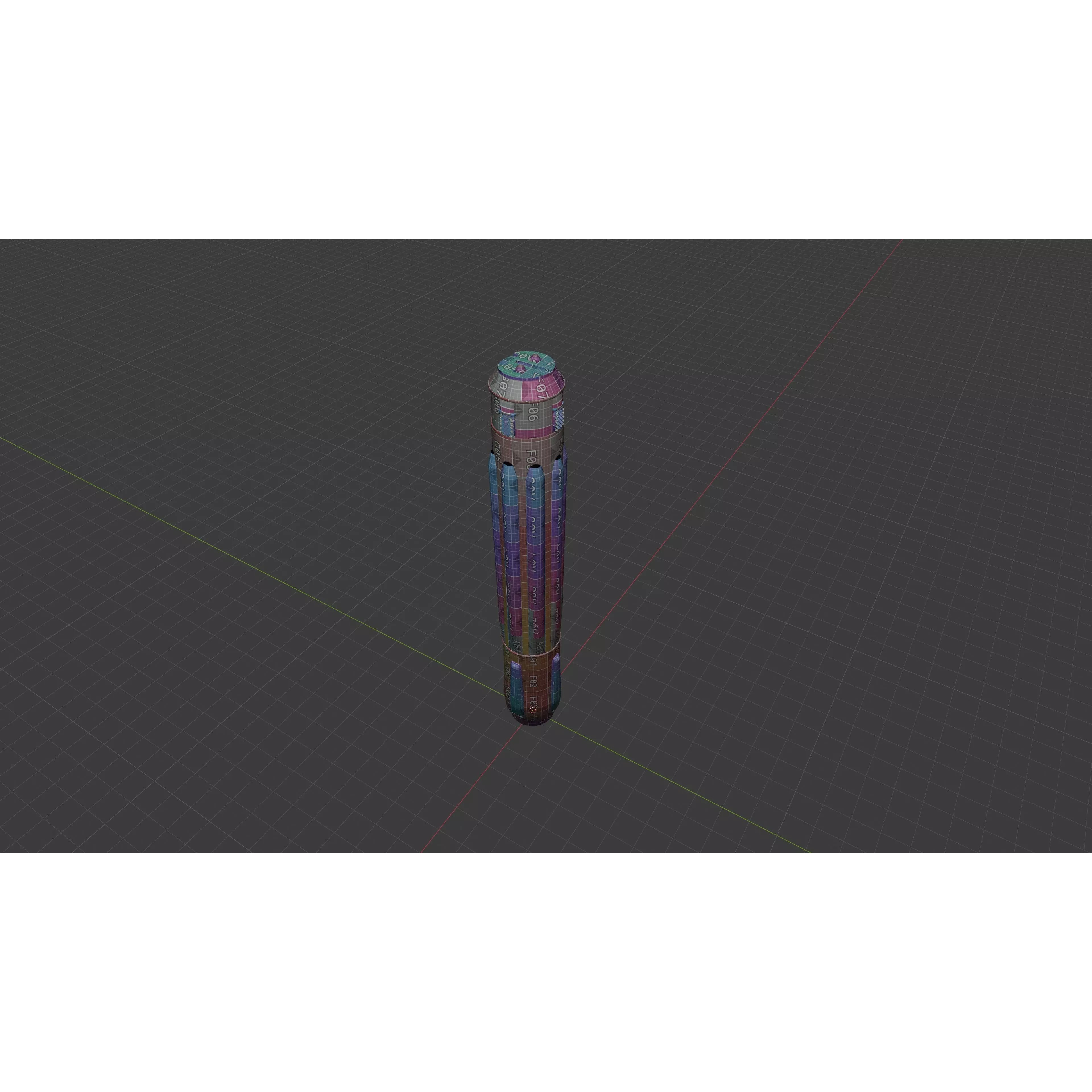Orbital Weapon Platform - Low-Poly Game-Ready 3D Model - View 19