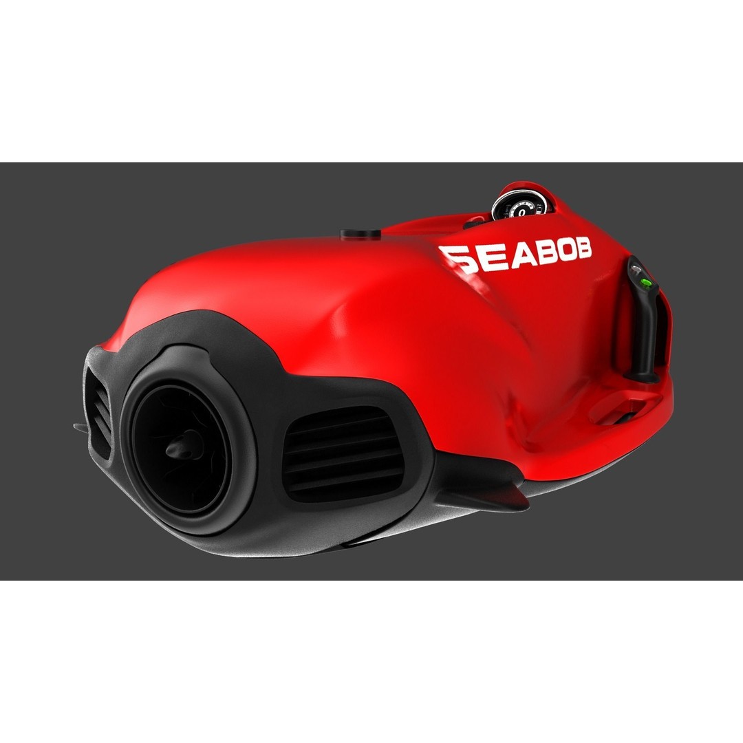 Seabob 3D Model – Low Poly Underwater Scooter with PBR Textures - View 17