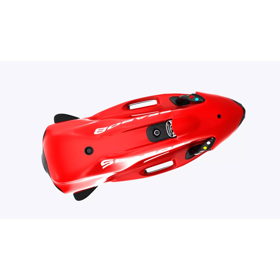 Seabob 3D Model – Low Poly Underwater Scooter with PBR Textures - View 2