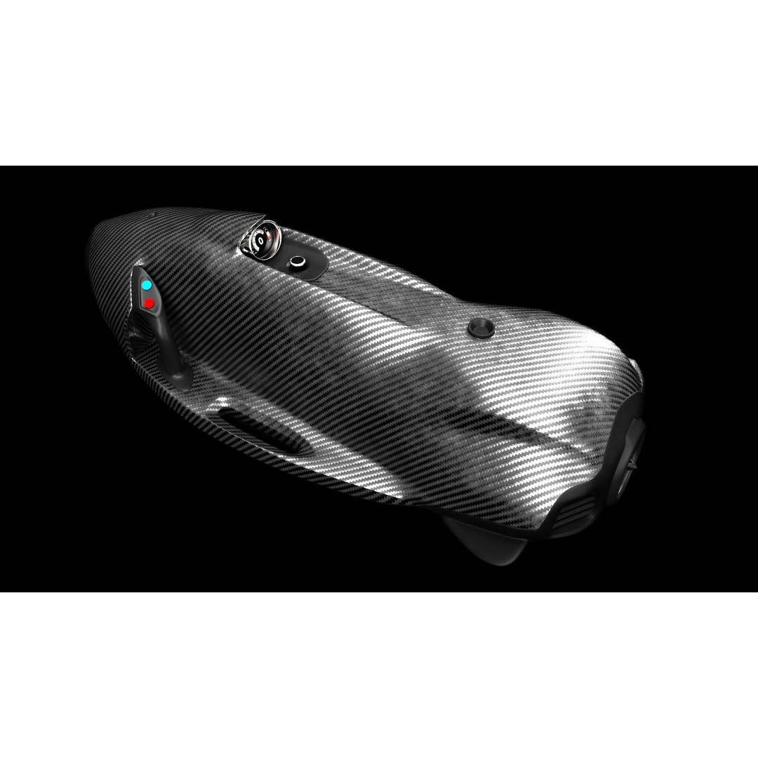 Seabob 3D Model – Low Poly Underwater Scooter with PBR Textures - View 23