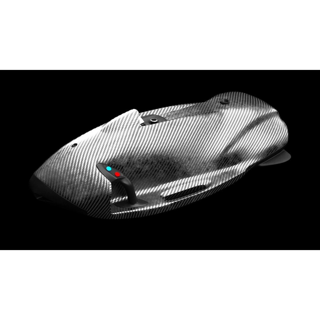 Seabob 3D Model – Low Poly Underwater Scooter with PBR Textures - View 24