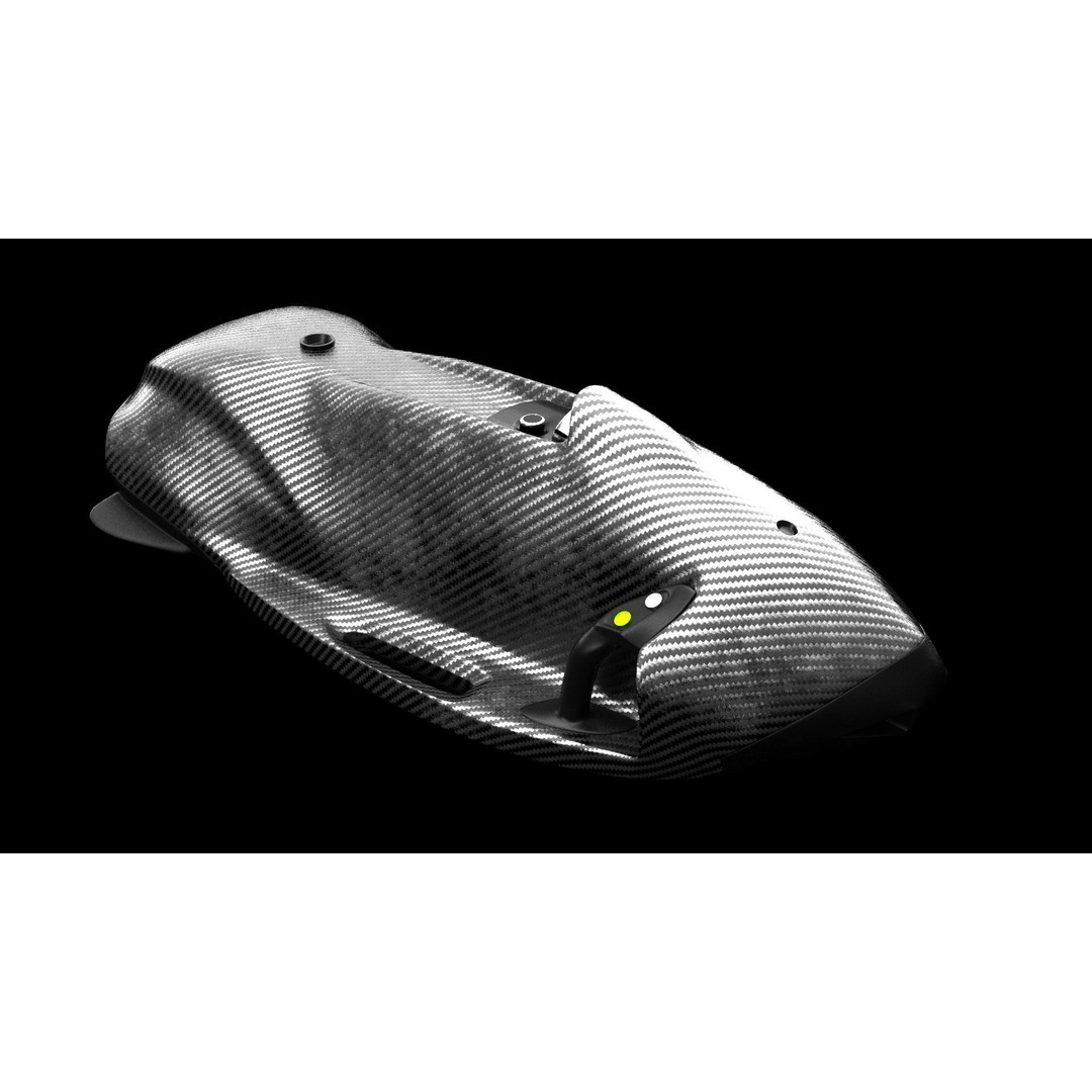 Seabob 3D Model – Low Poly Underwater Scooter with PBR Textures - View 26