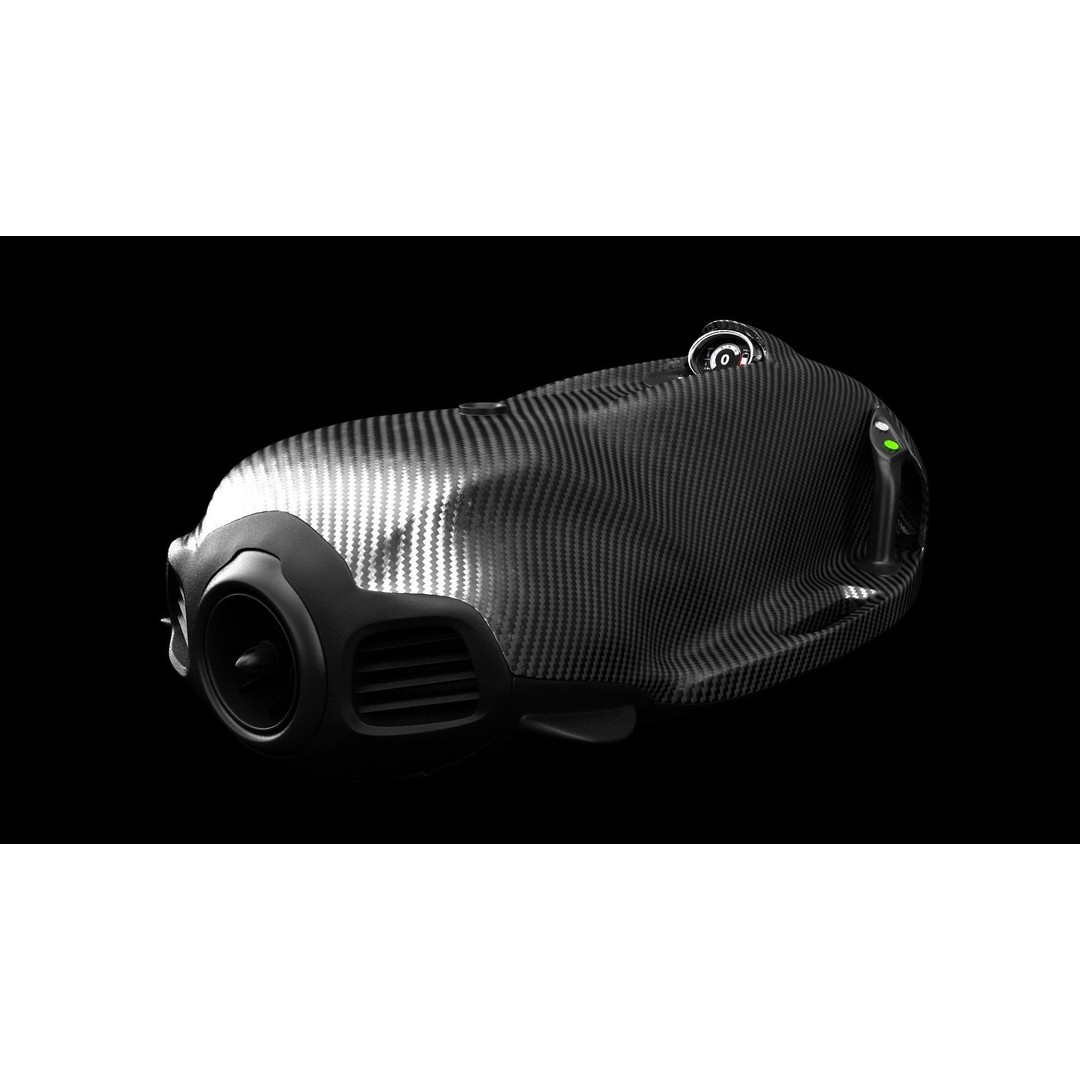 Seabob 3D Model – Low Poly Underwater Scooter with PBR Textures - View 36