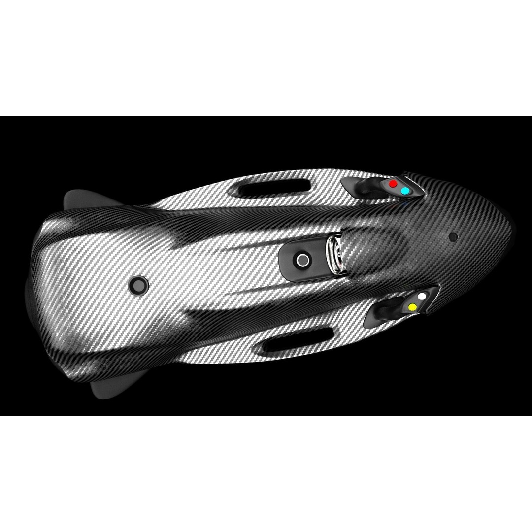 Seabob 3D Model – Low Poly Underwater Scooter with PBR Textures - View 40