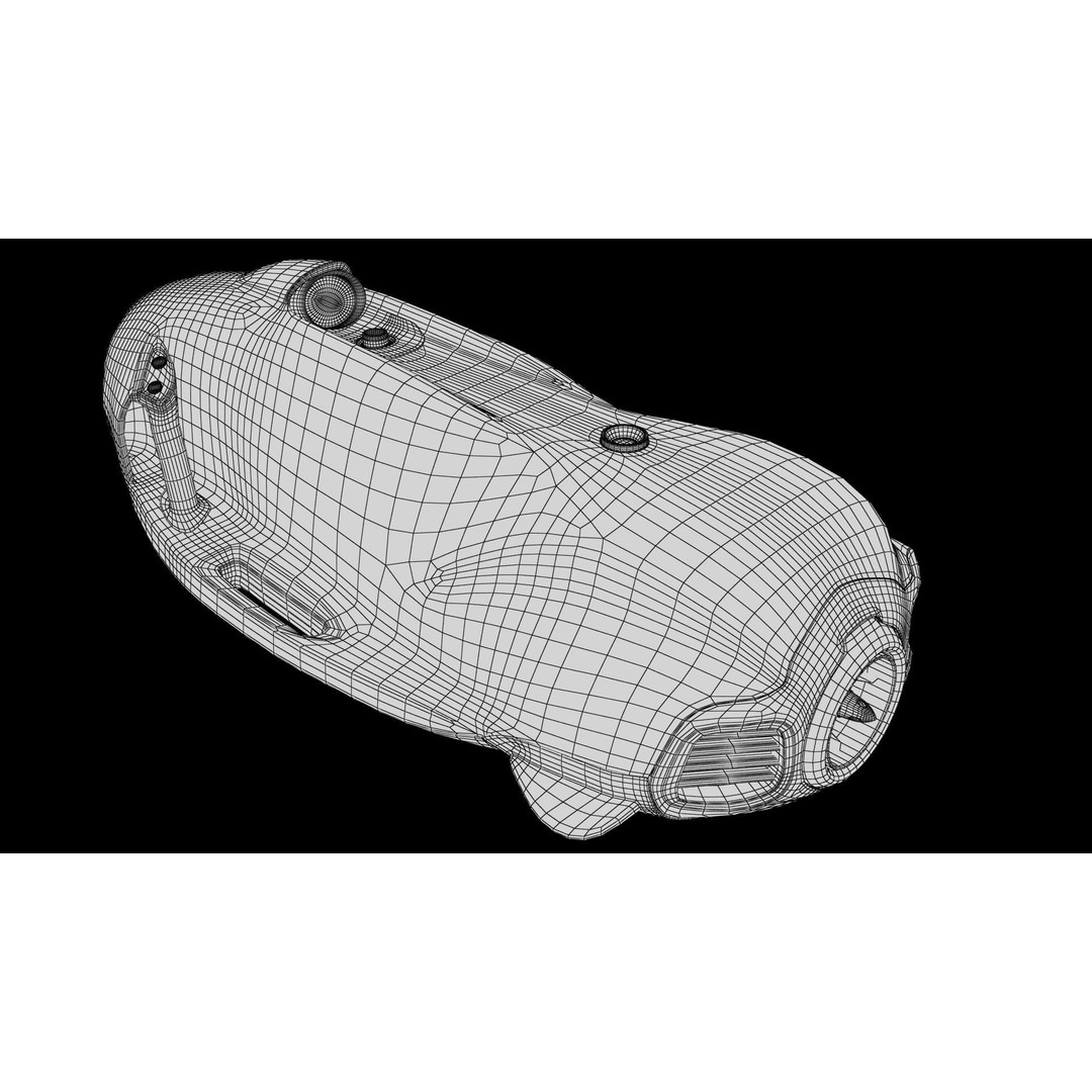 Seabob 3D Model – Low Poly Underwater Scooter with PBR Textures - View 41