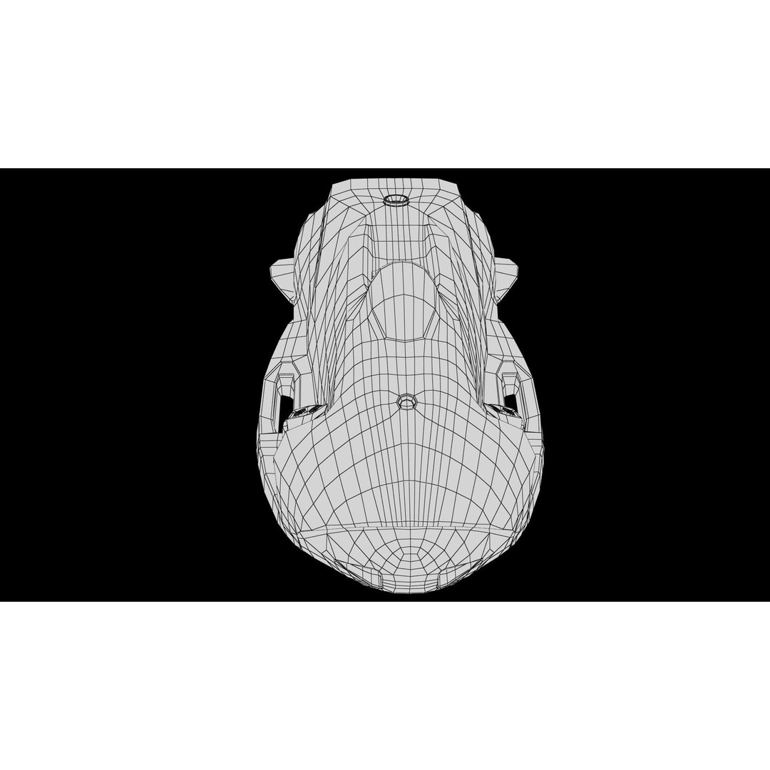 Seabob 3D Model – Low Poly Underwater Scooter with PBR Textures - View 45