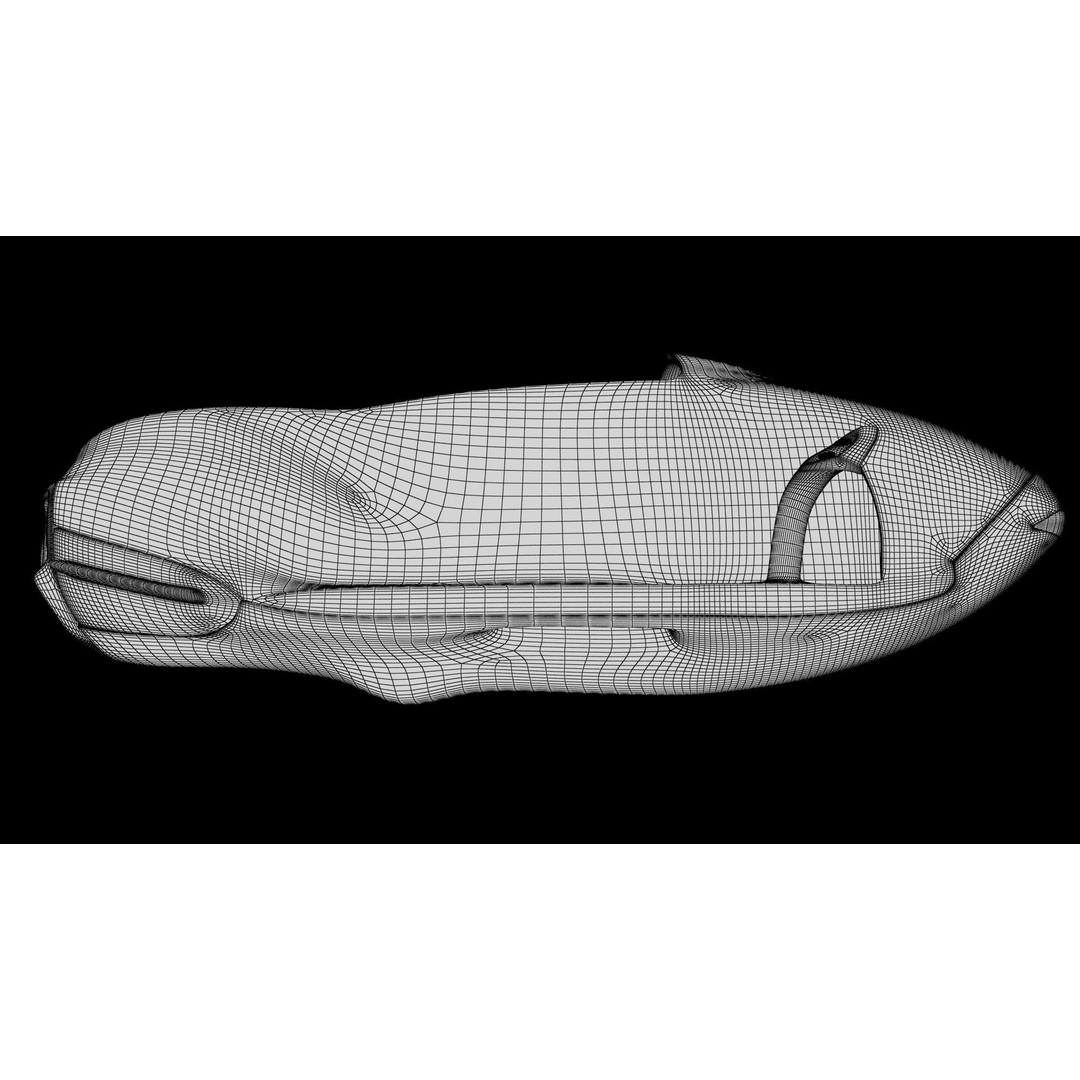 Seabob 3D Model – Low Poly Underwater Scooter with PBR Textures - View 58