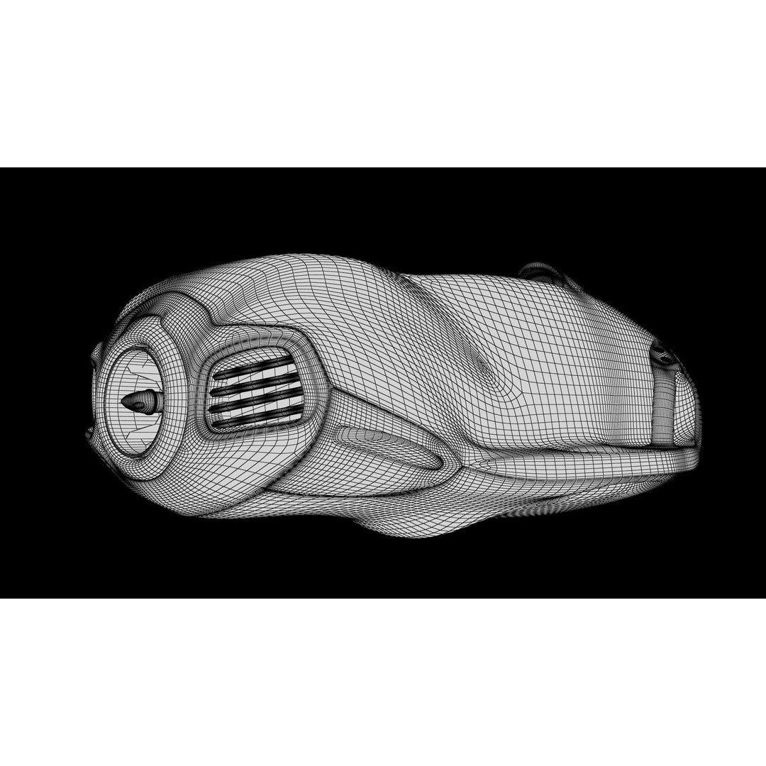 Seabob 3D Model – Low Poly Underwater Scooter with PBR Textures - View 60