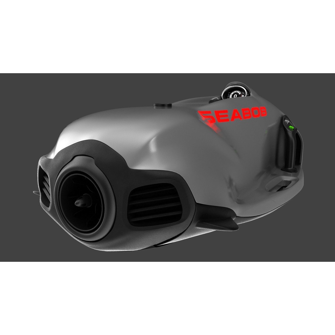 Seabob 3D Model – Low Poly Underwater Scooter with PBR Textures - View 7