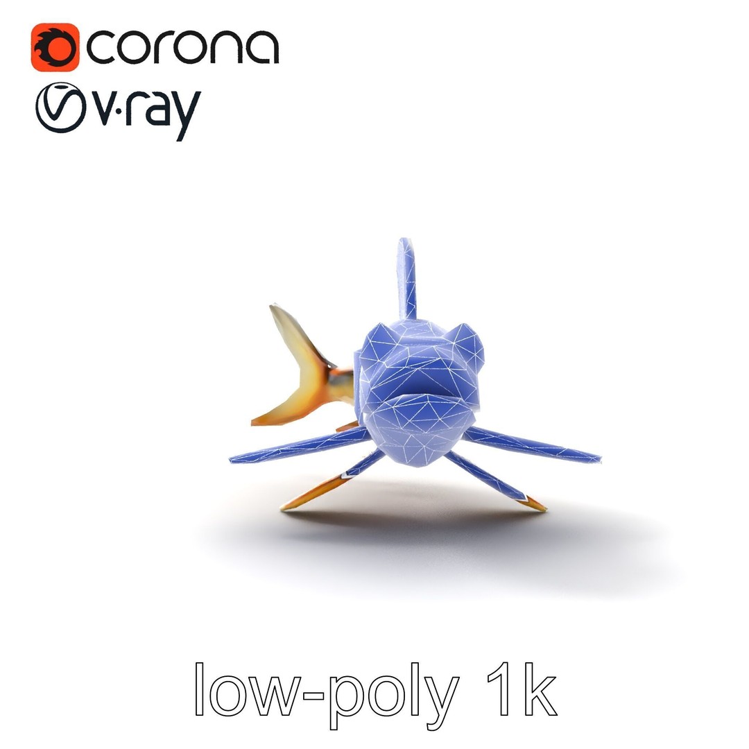 Dragonfish Stomias Boa 3D Model – Realistic Low-Poly Game Asset, FBX - View 20