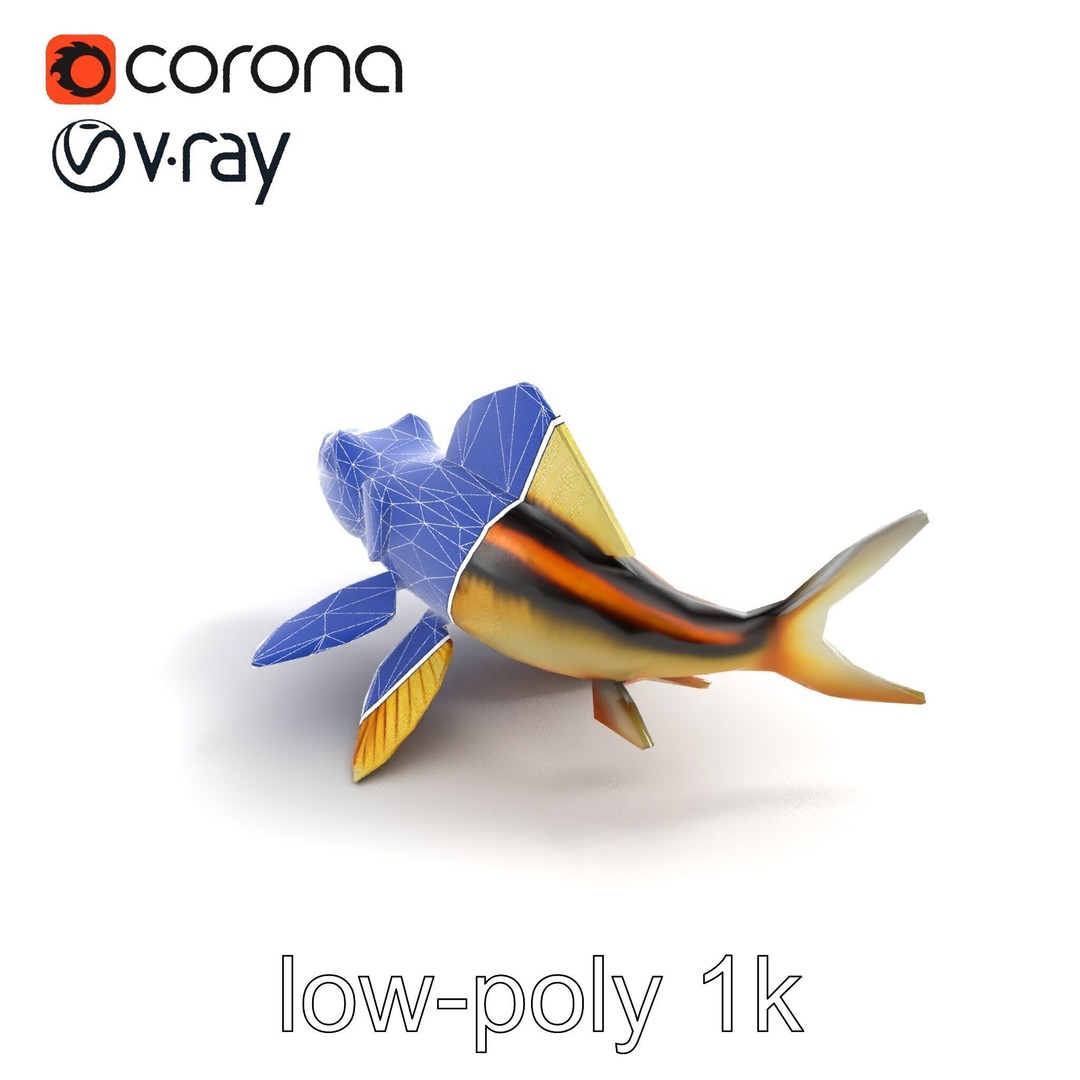 Dragonfish Stomias Boa 3D Model – Realistic Low-Poly Game Asset, FBX - View 26