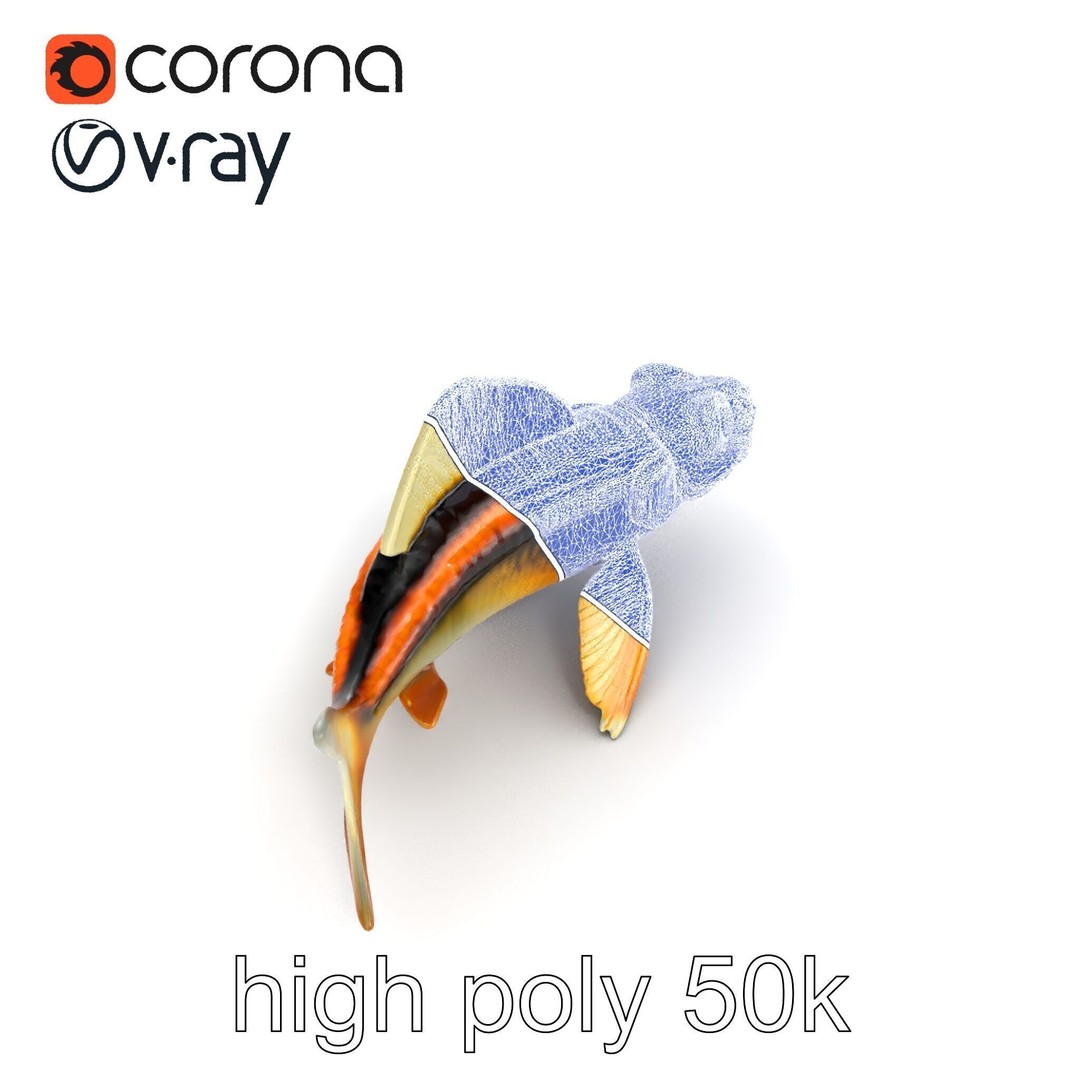 Dragonfish Stomias Boa 3D Model – Realistic Low-Poly Game Asset, FBX - View 30