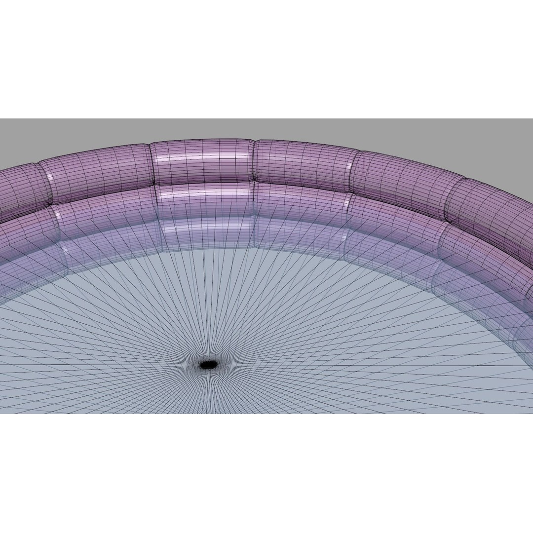 Inflatable Pool 3D Model – Realistic Design, FBX Format, Game-Ready - View 8