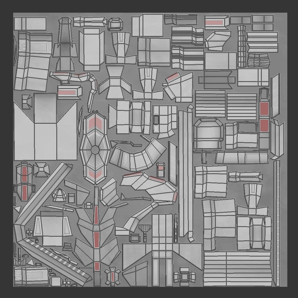 Sci-Fi Stargate - Low-Poly Game-Ready 3D Model