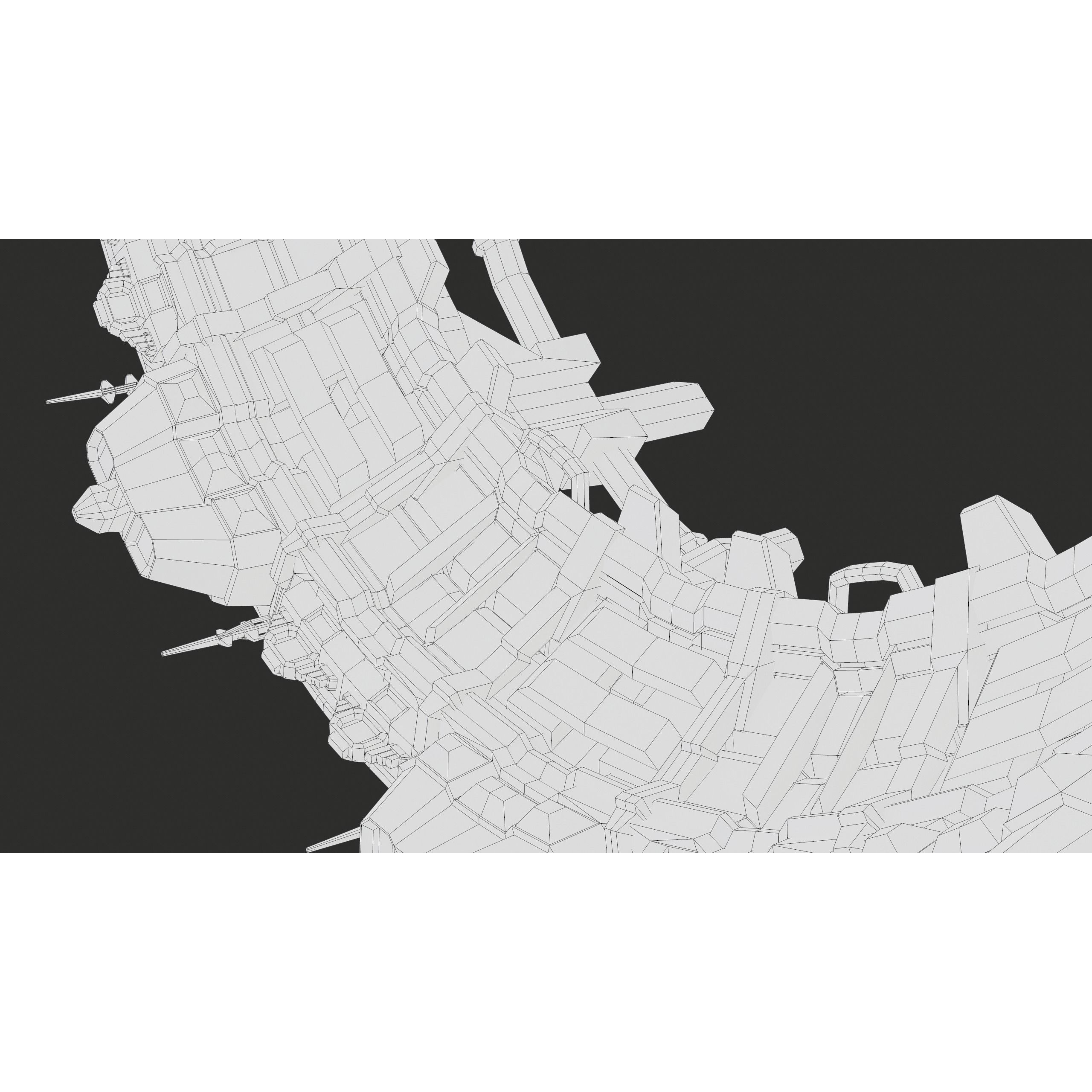 Sci-Fi Stargate - Low-Poly Game-Ready 3D Model - View 48