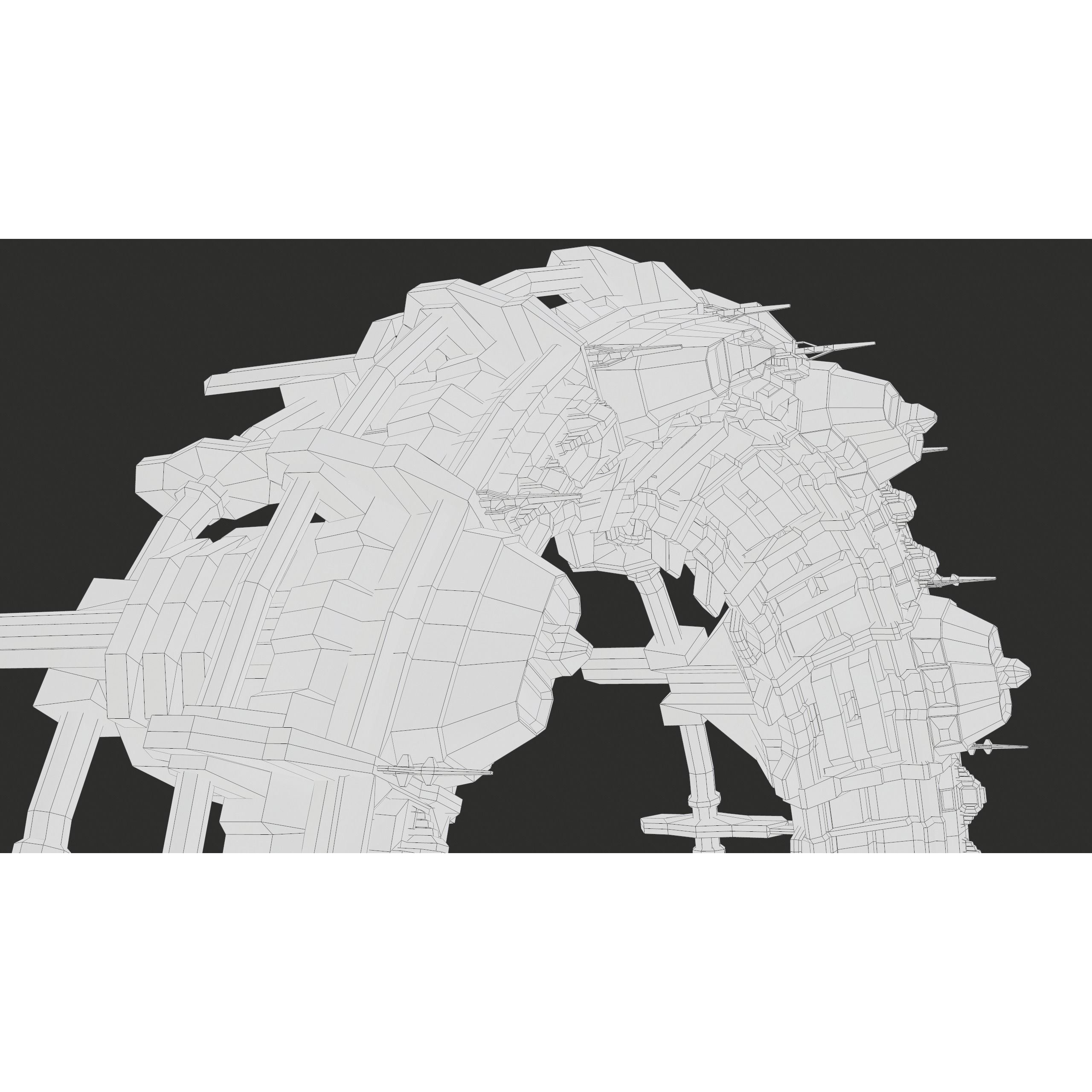 Sci-Fi Stargate - Low-Poly Game-Ready 3D Model - View 50