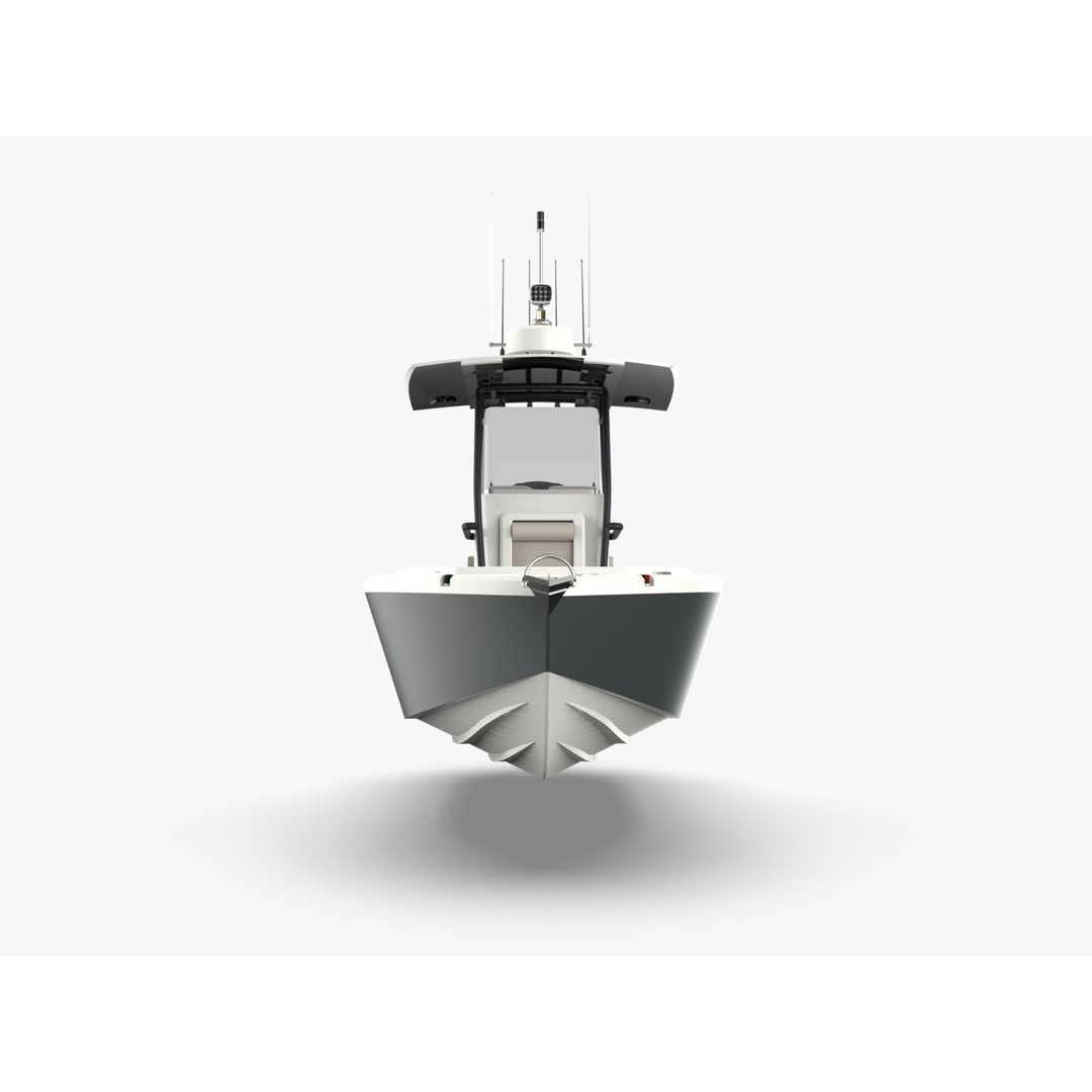 6 Meter Fishing Hard Top Boat 3D Model – Realistic Marine Design, FBX - View 8
