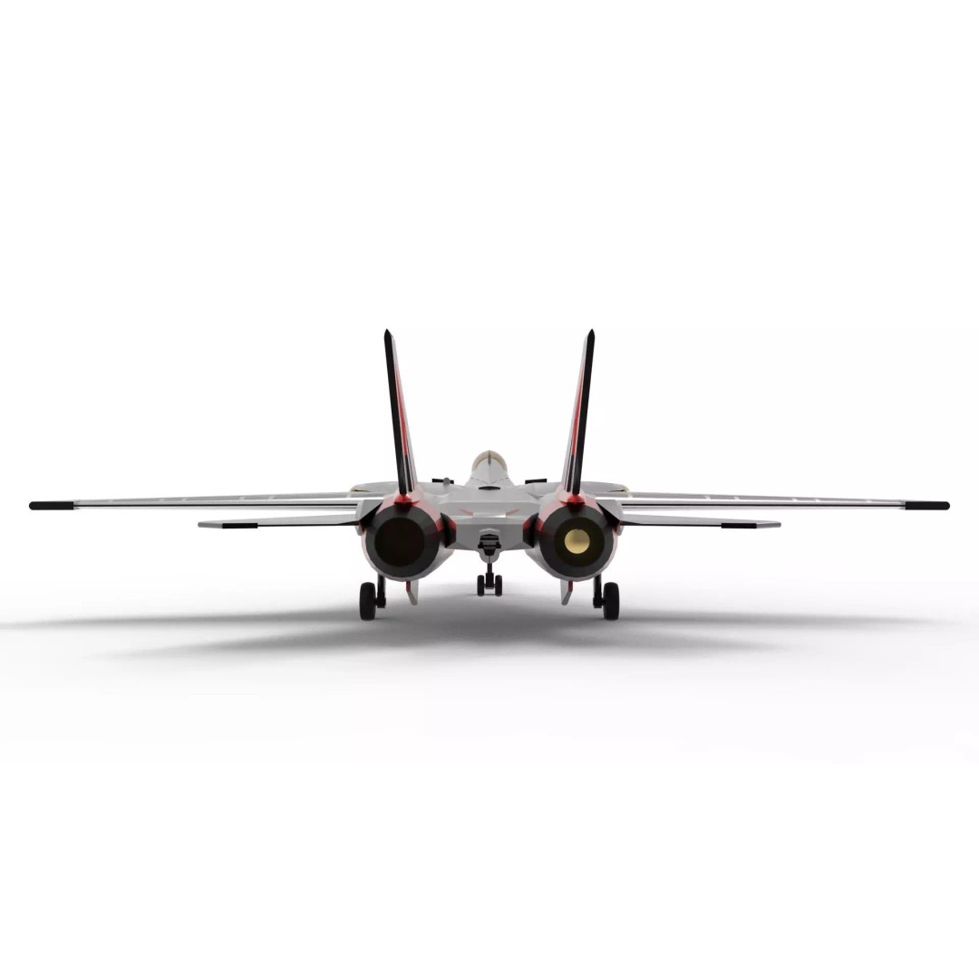 Grumman F-14 Tomcat 3D Model – Low Poly Game Asset, FBX - View 6