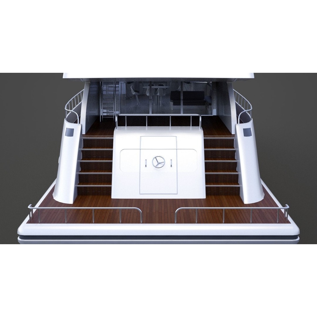 Photorealistic Yacht 3D Model – High Poly PBR Asset for Animation - View 18