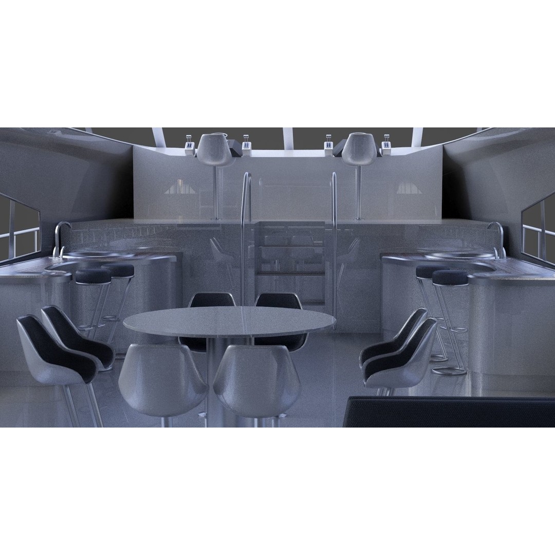 Photorealistic Yacht 3D Model – High Poly PBR Asset for Animation - View 19
