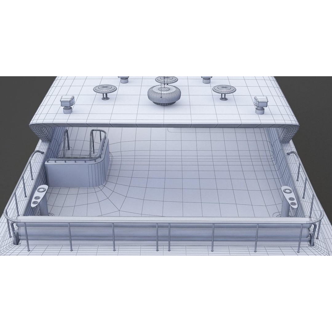Photorealistic Yacht 3D Model – High Poly PBR Asset for Animation - View 27