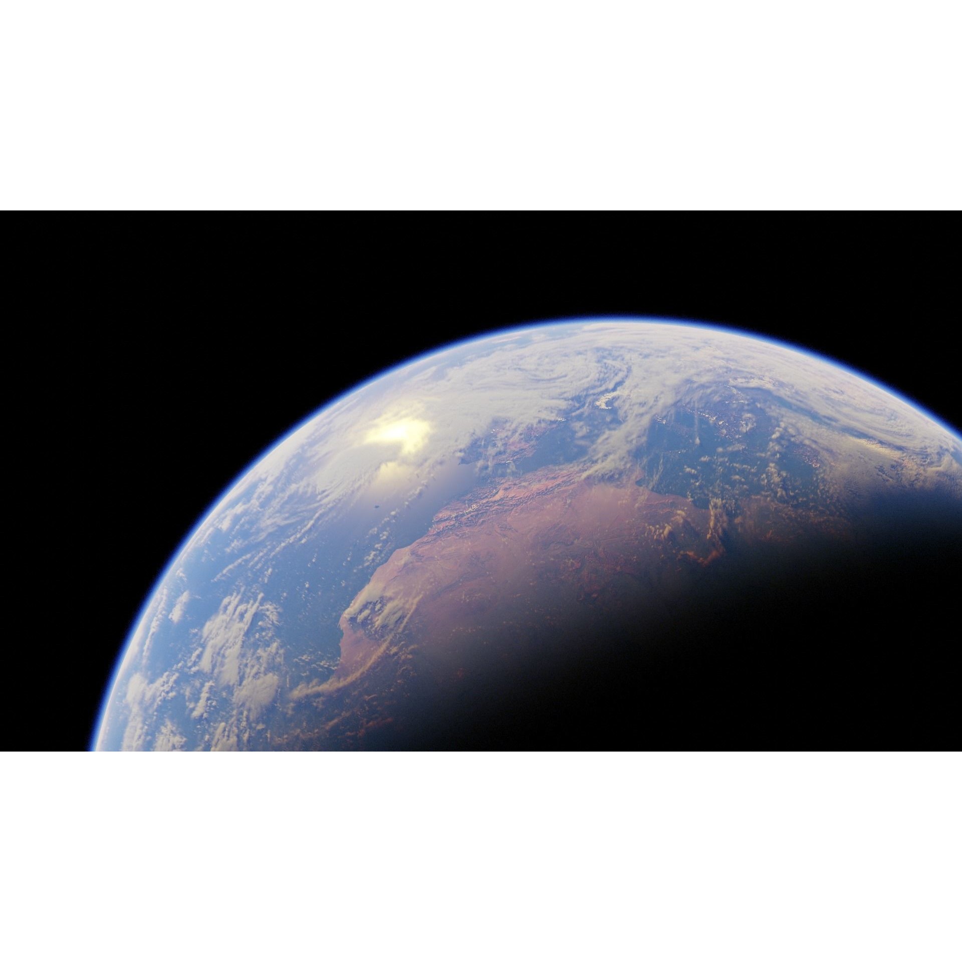 Earth - Photorealistic 16K Textures 3D Model - View 6