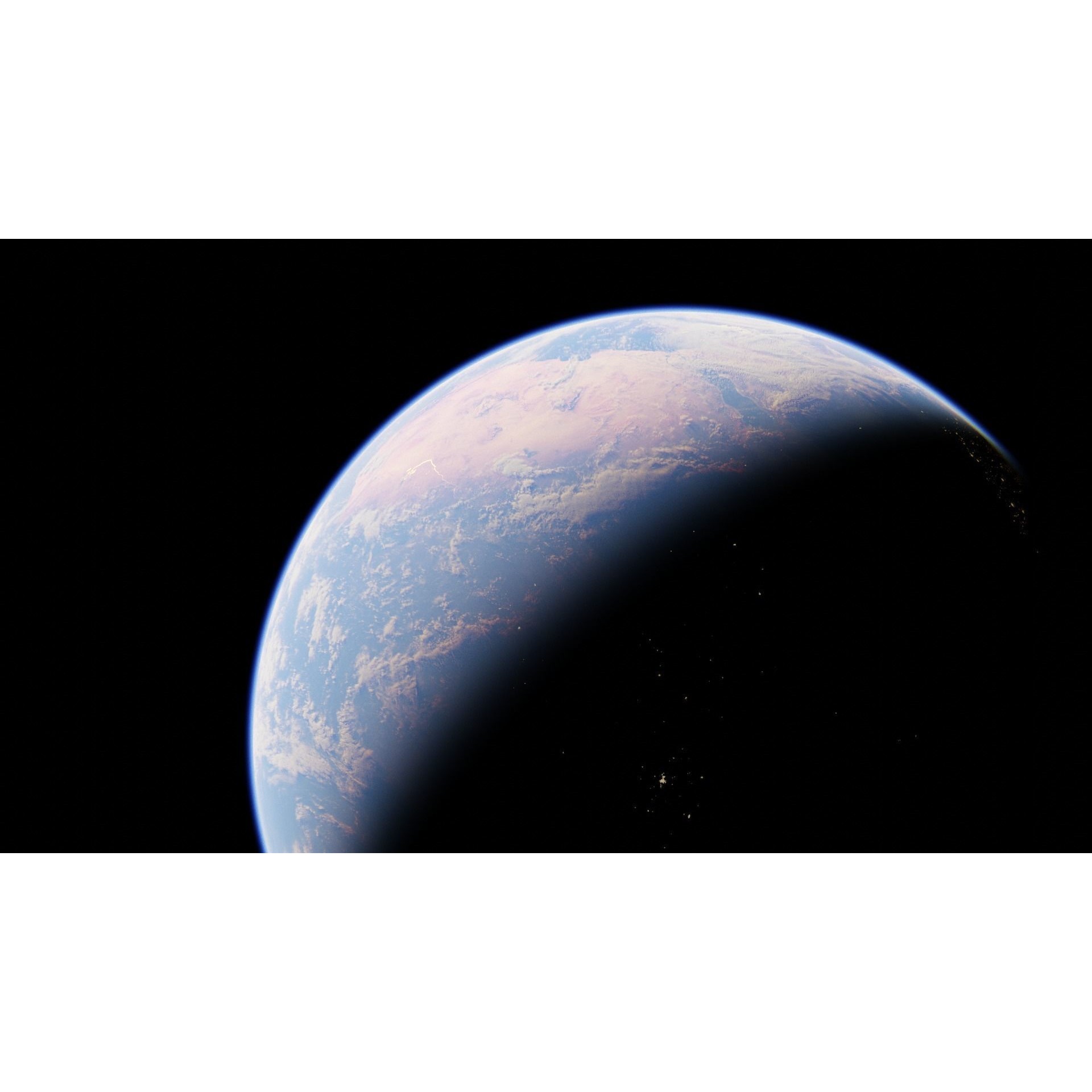 Earth - Photorealistic 16K Textures 3D Model - View 9